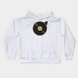 Vinyl record - yellow Kids Hoodie